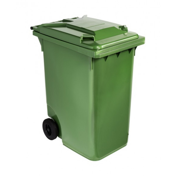 Outdoor waste container in polyetylene high density with anti UV protection MDL Colour GREEN Model 766633