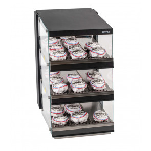 Triple heated display for hamburger Model CBIN553