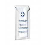 Female Hygienic Bag Dispenser MDC Steel White Vandal Proof Suitable for Common Bathrooms Capacity: 50 Bags Model DBH100
