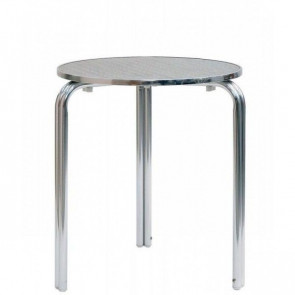 Outdoor table TESR Aluminum frame, stainless steel top Model 101-MTA011B