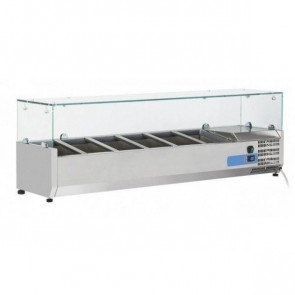 Refrigerated ingredients display case Model VRX14/33 stainless steel Compatible with containers 6 x GN1/4