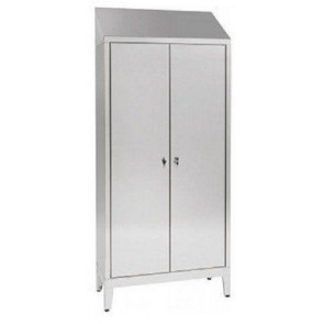 Changing room locker made of stainless steel 304 IXP N.2 COMPARTMENTS N.2 hinged doors Model S5069402
