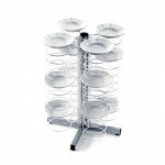 Countertop Plates trolley Model CA1435G/36G Painted or chrome-plated for plates 25/31 Capacity 48 plates