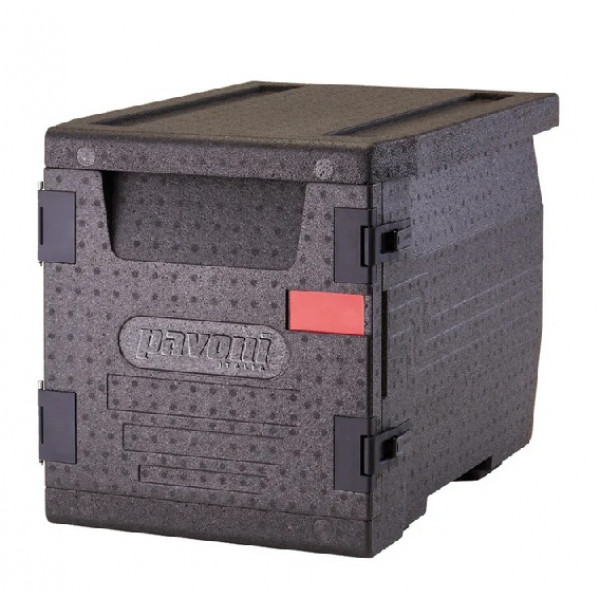 Front-loader Isothermal container PAVONI Model TB6448 FOR GN 1/1 WITH 8 RAILS