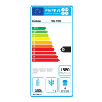 Tavolo Refrigerato in acciaio inox Modello SRG2100 Refrigerazione ventilata 2 Porte autochiudenti in vetro