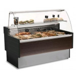Refrigerated food counter Model KIBUK250VC Semi ventilated Curved glass