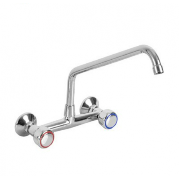 Two holes wall mounted tap - swinging "C" spout L30cm MNL Model R0102010107