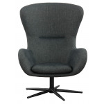 Indoor armchair TESR Powder coated metal frame, fabric covering Model 050-DA2