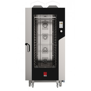 Gas combi convection oven Model MKF2011GTS Steam with TOUCH SCREEN controls with direct steam Capacity n.20 trays/grids GN 1/1 Thermal power Kw 30 Electric power 1,2