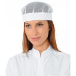 Bob hat with net IC 65% Polyester 35% cotton White Model 078310