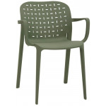 Stackable outdoor chair TESR Polypropylene frame with fiberglass Model 1502-9E