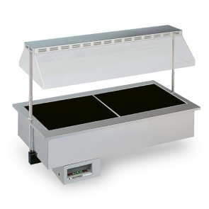 Drop in and built-in furniture with plexiglass cover Model SINFONIA 4 HOT Glass-ceramic plates