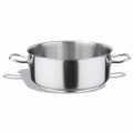 Stainless steel low saucepan Capacity lt. 1.5 Size ø cm. 16x7.5h Model 102-016