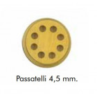 Trafila opzionale Passatelli 4,5 mm Omra per torchietti pasta manuali