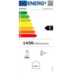 Refrigerated cabinet Model EKG390C BLK with glass door