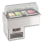 Built-in drop in for Gelato Model GELATISSIMO 4 Capacity 4 Containers