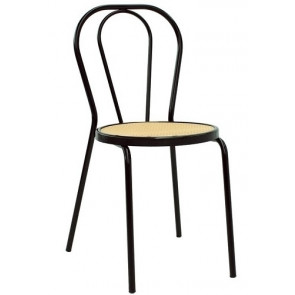 Stackable indoor chair TESR Powder coated metal frame Polypropylene seat Model 084-AR38