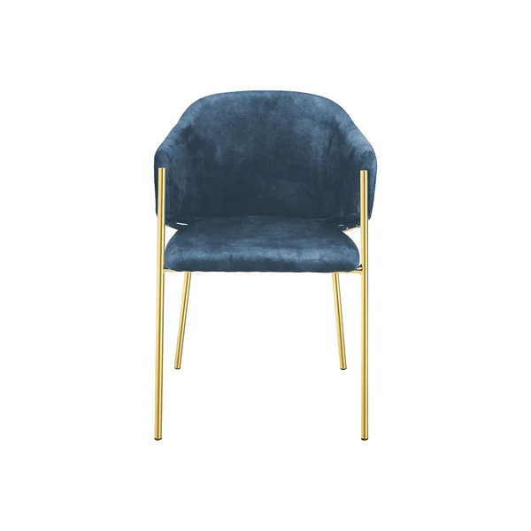 Indoor armchair TESR Metal frame, gold effect, velvet covering. Model 1938-UK01