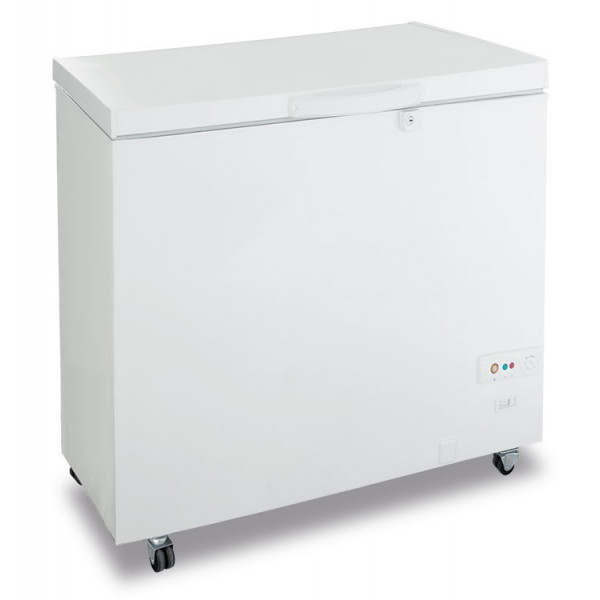Static chest freezer with solid hinged lids Model FR200PSK