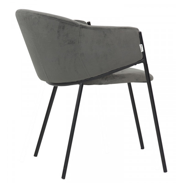 Indoor armchair TESR Powder coated metal frame, velvet covering. Model 1939-UK02