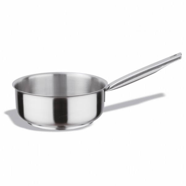 Low casseroles in stainless steel 18/10 Compatible with induction kitchens Model 121-0