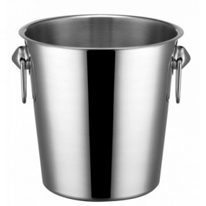 Champagne bucket in stainless steel with handles Model 340-300