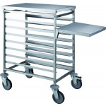 Trolley for fresh pasta boxes 900x800x150 Model CARPF