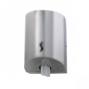 Satin Stainless steel 201 Center pull towel paper dispenser MDL - Model BRINOX SPIRAL 110525