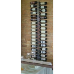 Neutral classic wine bottles display Vertical design Bottles capacity 38 Transparent Model Plex200