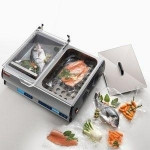 Vacuum machine,  Sealing Bar mm 260 Model Easysoft 25 memory programs Vacuum pump:mc/h 4