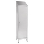 Brooms locker for pulls water made of stainless steel 430 IXP n.1 hinged door Model S5069605430