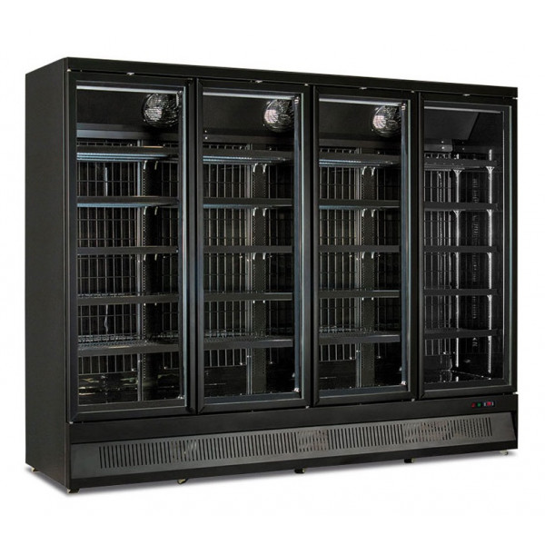 Refrigerated multideck Kli Model MR250TN4 BLACK 4 doors positive temperature