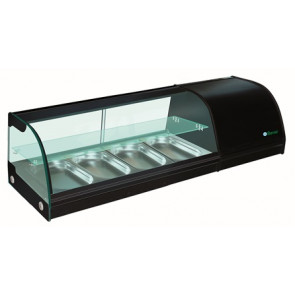 Refrigerated countertop display for sushi 2 shelves Model G-TS1200