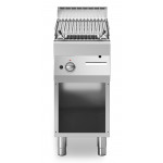 Lava stone grill 1 cooking zone MDLR Model F7040GRLIA Open cabinet