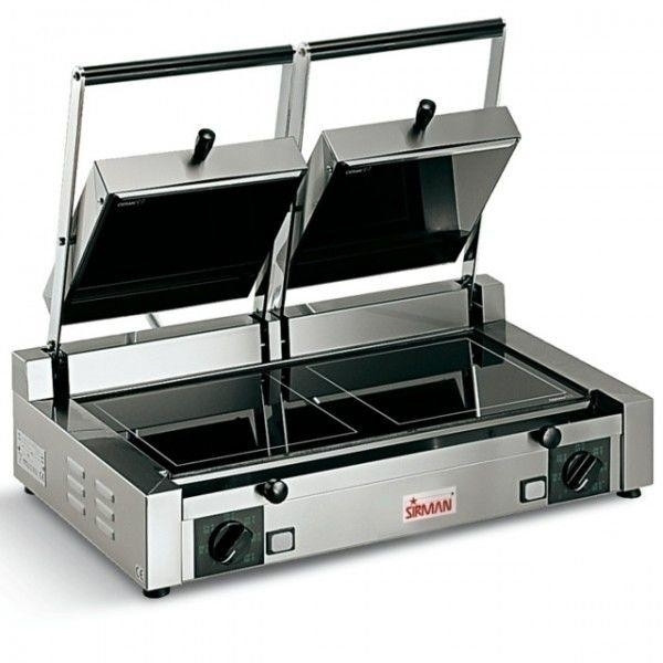 Glass ceramic panini grill Model PD V watt 3200 Cooking surface Smooth-Smooth or Smooth-Striped