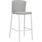 Outdoor stool TESR Powder coated aluminum frame, textylene covering  Model 1791-MY1