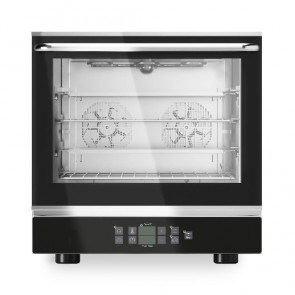 Electric convection oven with grill and humidifier MDLR for gastronomy .Drop down door Model GERU423SP