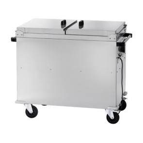Bain-marie heated trolley on counter Model CT1765