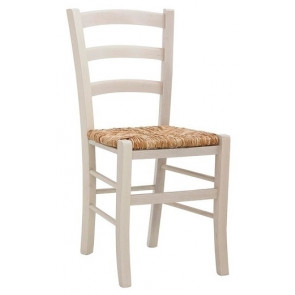 Indoor chair TESR Beech wood frame Straw seat Model 1037-G03