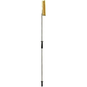Natural fibre long-hoadled scrubbing-brush