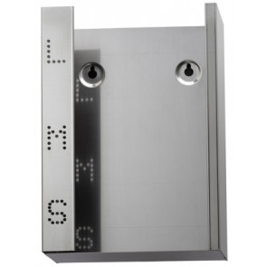 Triple dispenser of disposable gloves MDL 430 stainless steel brilliant, Model BRINOX 773021