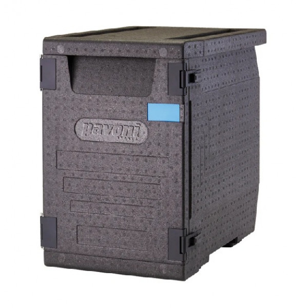 Front-loader Isothermal container PAVONI Model TB6463 FOR GN 1/1 WITH 12 RAILS