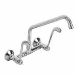 Two holes wall mounted tap - swinging "C" spout L30cm MNL Model R0102010247