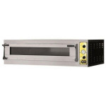 Electric mechanical pizza oven PF 1 cooking chamber N. Pizzas 9 (Ø cm 35) o N.5 Trays 60X40 Model MIZAR 9 GLASS
