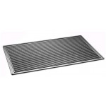 Dual use pan griddle ribbed/smooth in non-stick aluminum Model GRLR11