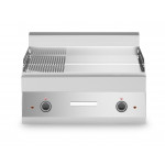 Electric fry top Chromed 2/3 smooth 1/3 striped plate MDLR Model F6570FTECLRT