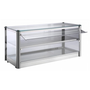 Heated countertop display TP stainless steel metal sheet Power 800 W Model KB82R