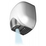 Electric Hand dryer Brushed Aluminum with Photocell MDL high performance cone without resistance Power 1100W Model 704362