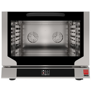 Electric digital convection oven with humidification for bakery and pastrt Model EKF464.3NT Capacity n.4 trays cm 60x 40 Power Kw 5,2 Drop down door