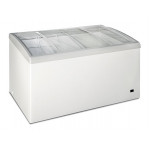 Static chest freezer with curved sliding glass lids Model FR468SLC